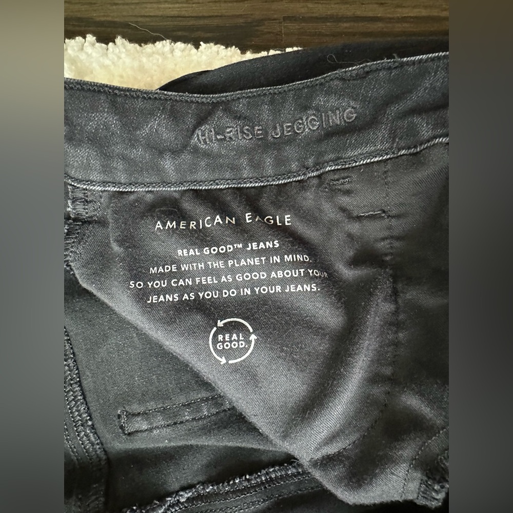 American Eagle Womens Dream Jeans Hi-Rise Jegging (Size 16) - Picture 7 of 8
